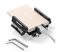NEEWER Supporto Staffa SSD Supporto con Cold Shoe Cable Morsa, UA035 | 1,6"-2,6", Compatibile con Samsung T5, T7, SanDisk SSD, SmallRig, Cage per BMPCC 4K e 6K, Cage per iPhone 17, 16, 15 Pro Max