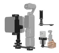 NEEWER Supporto Telefono Compatibile con DJI Osmo Pocket 3, Accessori Espansione per Pocket 3, Portatelefono con Filetto 1/4" per Treppiede e Asta di Prolunga, Cold Shoe per Mini Luce Video Mic, AC021