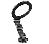 NEEWER Supporto Telefono Treppiede Magnetico con Cold Shoe, Phone Holder Portatile Compatto Leggero in Alluminio per Fotocamera, Compatibile con MagSafe iPhone Samsung Android per Riprese video, CA163