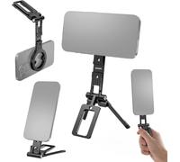 NEEWER Supporto Treppiede Telefono Magnetico, Maniglia Cellulare in Metallo con Filettatura 1/4", Cold Shoe e Tipo Arca, Compatibile con MagSafe iPhone Samsung Huawei Android per Video, PA098