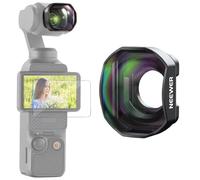 NEEWER 2x Teleconvertitore Compatibile Solo con DJI Osmo Pocket 3, Lente Magnetica in Vetro Ottico HD Multistrato a 4 Elementi e 3 Gruppi, Accessori per Action Camera Gimbal, LS-84