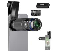 NEEWER Teleobiettivo 7X con Clip per Lente Fotocamera del Telefono, Macro 10X Rimovibile per Piastra Posteriore Filettata da 17mm/Gabbia/Custodia Telefono Compatibile con iPhone Samsung, LS-36 Ultra
