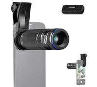 NEEWER Teleobiettivo con Ingrandimento 7X, Clip per Obiettivo da Telefono Compatibile con iPhone Samsung, 15 Elementi in 12 Gruppi, per Phone Cage/Phone Case/Backplate con Filettatura 17mm, LS-36 PRO