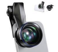 NEEWER Teleobiettivo da 60mm con Clip per Obiettivo del Telefono con Filettatura da 17mm e Adattatore ad Anello per Filtro da 67mm, Ingrandimento 2x, Compatibile con iPhone Samsung, LS-41 PRO