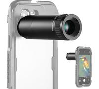 NEEWER Teleobiettivo HD Solo per piastra posteriore con filettatura da 17 mm, 7 x con 15 elementi 12 gruppi, compatibile con SmallRig NEEWER iPhone Samsung Gage con adattatore obiettivo 17 mm, LS-36