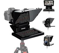 NEEWER Teleprompter 2in1 11" Aggiornato con Monitor per Windows MacOS, Supporta Mirroring Schermo, Prompter Portatile per Fotocamera Phone Webcam per YouTube Twitch Streaming Videoconferenza, X11