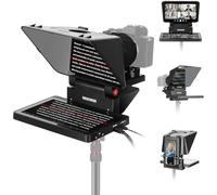 NEEWER Teleprompter 2in1 11" Aggiornato con Monitor per Windows MacOS, Supporta Mirroring Schermo, Prompter Portatile per Fotocamera Phone Webcam per YouTube Twitch Live Streaming Videoconferenza, X11