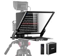 NEEWER Teleprompter X17 II con controllo remoto/APP RT113, splitter HD da 17 pollici, telaio interamente in metallo, piastra QR compatibile con iPad 501PL, carico massimo 44,1 Ib, montaggio gratuito