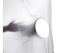 Neewer Tessuto di diffusione senza cuciture bianco in poliestere per softbox, tenda leggera e modificatore di illuminazione fai da te, 6 x 1,5 m, 6 x 1,5 m