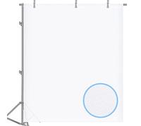 Neewer Tessuto diffusore senza cuciture, in nylon, bianco, 1,8 m x 1,5 m, per fotografia con softbox, tenda e modificatori delle luci