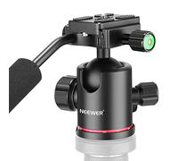 NEEWER Testa a sfera per Treppiede Resistente con Impugnatura e Piastra QR Tipo Arca da 1/4", Testa Panoramica a 360° per Treppiede, Monopiede, Slider, Fotocamera DSLR, Videocamera, Carico fino a 8kg