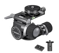 NEEWER Testa Treppiede a 2 Vie a Ingranaggi, Microregolazione Millimetrica, Testa Pan Incli in Lega Alluminio, Piastra QR Arca Panorama 360° Compatibile con Sony Canon Nikon DSLR Camera, Max 6kg, TH14