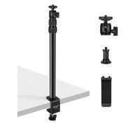 Neewer TL283, braccio telescopico per treppiede con morsetto da tavolo e testa a sfera
