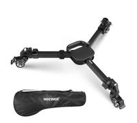 NEEWER Treppiede fotografico, fotocamera Dolly con chiusura rapida e ruote in gomma da 3 pollici, gambe telescopiche, manico e borsa, Heavy Duty Tripod Wheels per registrazioni video DSLR, max. 20 kg