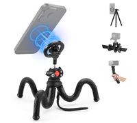 NEEWER Treppiede Telefono Flessibile Magnetico Compatibile con Magsafe iPhone 15 Pro Max 14 Serie Android, Mini Phone Tripod da Vlog con Testa a Sfera per Passeggino Bici Moto Oggetti Tubolari, TP33
