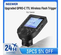 NEEWER Trigger flash wireless TTL QPRO-C aggiornato compatibile con le funzioni personalizzabili Canon per Q4 Q3 Z2 Z1 Z760 NW760 S101