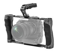 NEEWER Gabbia Universale per Fotocamera & Impugnatura Superiore+Kit Perni di Posizionamento ARRI da 3/8",Stabilizzatore per Fotocamera Video Rig con Base di Tipo Arca, Compatibile con SmallRig, CA016T