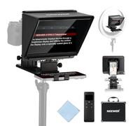 Neewer X1 Pro II Teleprompter 9" Tutto in Metallo, Telecomando RT113/App, Piastra QR Arca Bloccabile in 1s, Cambio Rapido, Morsetto Magnetico per Telefono Compatibile con iPhone/Android, Già Montato