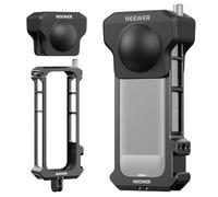 NEEWER X4 Action Camera Cage, Custodia Protettiva con Dita Pieghevoli Compatibile con Insta360 X4, Rig Video con Telaio in Lega di Alluminio con Copriobiettivo, Nessun Assemblaggio Richiesto, AC010