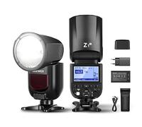 NEEWER Z1-C TTL Flash Speedlite a Testa Rotonda per DSLR Canon, 76Ws 2.4G 1/8000s HSS, Lampada di LED a 10 Livelli, Batteria al litio, 2600mAh, 480 Scatti a Piena Potenza, Ricicla in 1.5s Flash