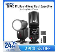 NEEWER Z2 PRO 2.4G TTL Flash a testa tonda Speedlite compatibile con Sony/Nikon/Canon Wireless compatibile con Godox Flash