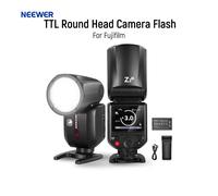 NEEWER Z2 PRO-F TTL Flash a testa tonda Speedlite per Fujifilm, wireless compatibile con Godox, batteria da 3000 mAh, 600 flash a piena potenza