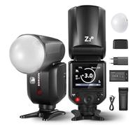 NEEWER Z2-S Flash Speedlite TTL a Testa Rotonda 2,4G 76W per Sony+Diffusore Cupola,UI Migliorata,Tasto TCM Conversione TTL/M, 2 Luci Pilota,HSS 1/8000s, Batteria 7,4V/2600mAh,480 Flash a Piena Potenza