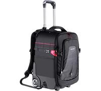 Neewer Zaino 2-in-1 per Fotocamera, Borsa per Fotocamera con Ruote Resistente all'Acqua e Antiurto con Barra di Tiro Nascosta per Fotocamere SLR/DSLR, Treppiede, Luce Flash, Obiettivo ecc.