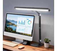 NEEWRE BASICS Lampada da Scrivania 18" con Base, Luce Tavolo a Barra LED per Architetto Adatta agli Occhi per Monitor Computer Disegno, 18W, 1340lux/0,5m, Controllo Touch/CRI95+, DL03