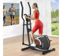 Neezee Ellittiche Magnetico, Ultra Silenziosa Ellittica Professionale Per Casa Supporto Bluetooth Fitness APP, Con 16 Livelli di Resistenza Regolabile, Monitor LCD