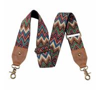 Nefelibata Tracolla per borsa, 5 "testa di vacchetta larga tracolla di ricambio regolabile, retro jacquard ricamo multi-pattern Crossbody Bag cinghie per borse, borse a tracolla, borse a tracolla