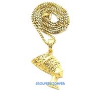 Nefertiti Egiziano Regina Di Il Nilo Ciondolo Con 61cm Lungo Scatola Catenina