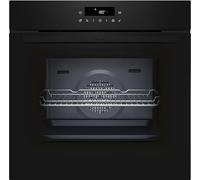 NEFF B2CCJ7AK3, N30, forno, controllo touch LED, aria calda 3D, CircoTherm, Air Fry e Air Fry, teglia automatica, pirolisi e Easy Clean, sicurezza per bambini, 60 x 60 cm, nero