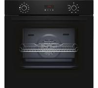 NEFF B2CVG6AK3, N30, forno da incasso con supporto per vapore, display LED, Base Steam, aria calda 3D, Circo Therm, EasyClean manuale, pulizia automatica della pirolisi, sicurezza per bambini, 60 x 60