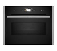 NEFF C24FS31N0 - Forno compatto N90 con forno a microonde integrato 60 x 45 cm, display TFT Full Touch, tecnologia Inverter, Soft Open & Close, in acciaio inox
