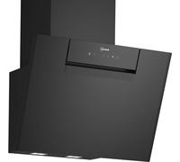 NEFF D65IFN1S0 - Cappa aspirante da parete N50, larghezza 60 cm, prodotto in Germania, Efficient Drive, illuminazione a LED, controllo della cappa basata sul piano cottura, controllo touch, colore: