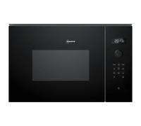 Neff N 50, HLAWD53K0, forno a microonde da incasso, 59 x 38 cm, Easy Clean per una pulizia rapida, display LED, 1 pulsante touch, programmi automatici, illuminazione interna a LED, piatto girevole da