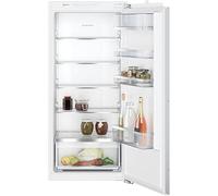 Neff KI1412FE0, N 50, Frigorifero da Incasso, 122,5 x 56 cm, Raffreddamento 204 l, 35 Db, Illuminazione a LED, Vetro di Sicurezza, Cerniera Piatta, 1 cassetto Fresh Safe Made in Germany