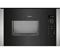 Neff N 50 Nero, Acciaio inox Solo microonde Da incasso 25 L 900 W