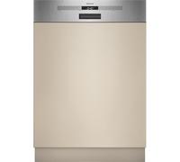Neff S145EAS16E, N 50, Smart lavastoviglie parzialmente integrata 60 cm, lavabile in lavastoviglie, Made in Germany, cestino per posate, molto silenzioso, Open Dry, forte pulizia con Chef 70ºC,