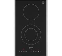 NEFF T13TDF9L8, N 70, piano cottura Domino, 30 cm, piano cottura elettrico autosufficiente, funzionamento TouchControl, livello di potenza - cottura più veloce, nero con cornice sospesa
