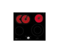Neff, T16FTN1L0, piano cottura elettrico autosufficiente con funzionamento TwistPad, N70, larghezza 60 cm, nero, montato senza cornice, Made in Germany