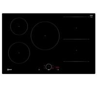NEFF T58PHW1L0, N 70, piano cottura a induzione, piano cottura in vetroceramica autosufficiente, larghezza 80 cm, Twist Touch, Combi Induction, Home Connect, Smart Hood Automatic, a filo di