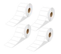 NefLaca Etichette autoadesive per indirizzi, 4 rotoli da 1000 etichette, 89 mm x 36 mm