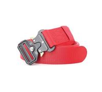 NEFLUM Cintura tattica 3,8x125cm Cintura tattica militare esterna a sgancio rapido Cintura decorativa casual, Rosso, 125x3.8cm