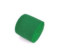 NEFLUM Fascia Elastica da 5 Metri, Larghezza 4cm, fettuccia Decorativa Elastica Colorata per Accessori da Cucito Fai da Te, Verde, 40mm