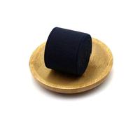 NEFLUM Fascia Elastica da 5 Metri, Larghezza 4cm, fettuccia Decorativa Elastica Colorata per Accessori da Cucito Fai da Te, Blu Navy, 40mm