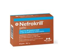 Nefrokrill Gatto supporto funzione renale NBF Lanes Confezione da 30 compresse- Integratori per gatti - 1° ORDINE? scegli lo sconto BZR5 / BZR20 + 200 punti fedeltà