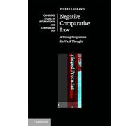 Negative Comparative Law: A Strong Programme for Weak Thought