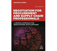 Jonathan O'Brie Negotiation for Procurement and Supply Chain Profess (Tascabile)